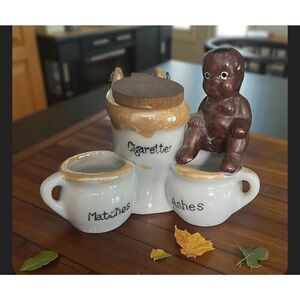 Vintage Americana Toilet & Pots - Ashes Cigarettes Matches Holder - JAPAN